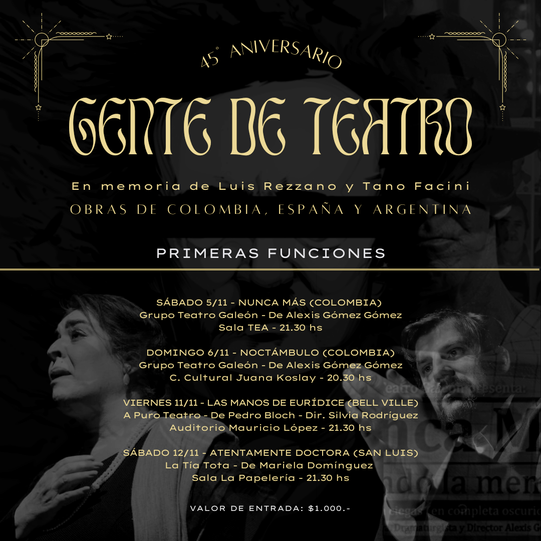 gente de teatro